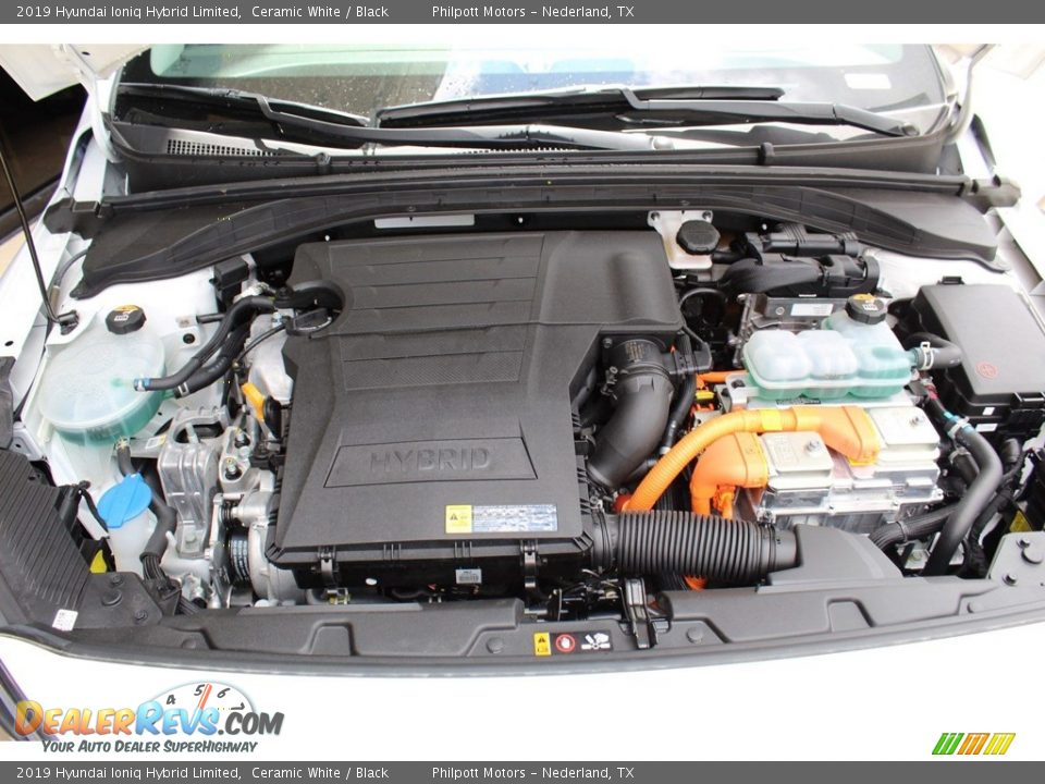 2019 Hyundai Ioniq Hybrid Limited Ceramic White / Black Photo #26