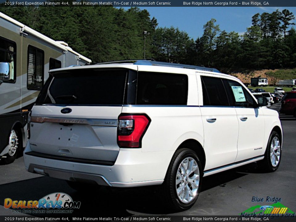 2019 Ford Expedition Platinum 4x4 White Platinum Metallic Tri-Coat / Medium Soft Ceramic Photo #5