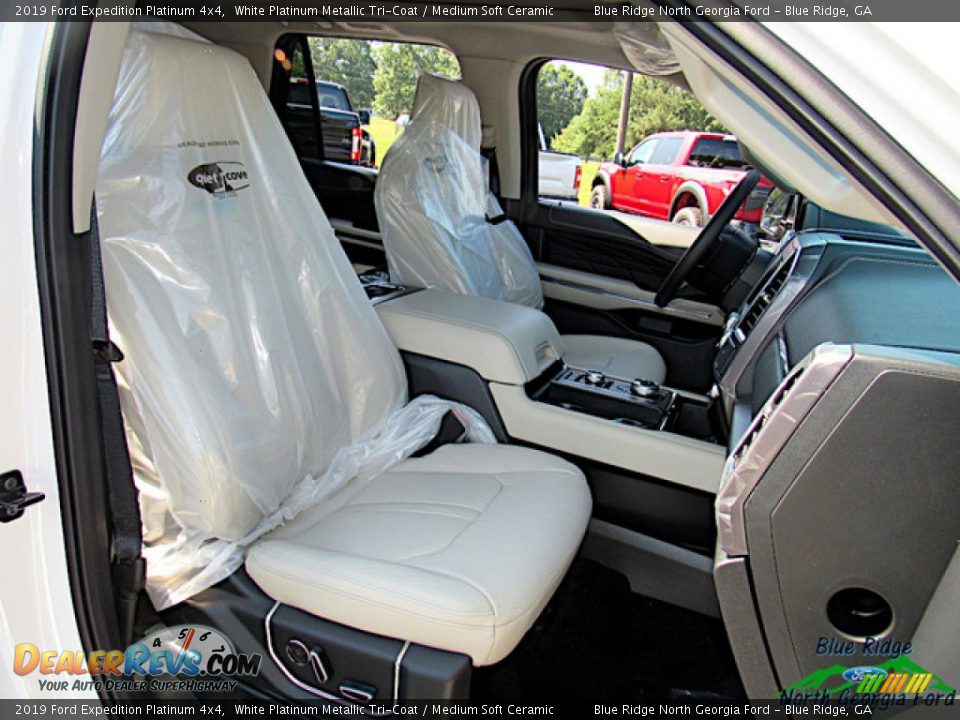 2019 Ford Expedition Platinum 4x4 White Platinum Metallic Tri-Coat / Medium Soft Ceramic Photo #11