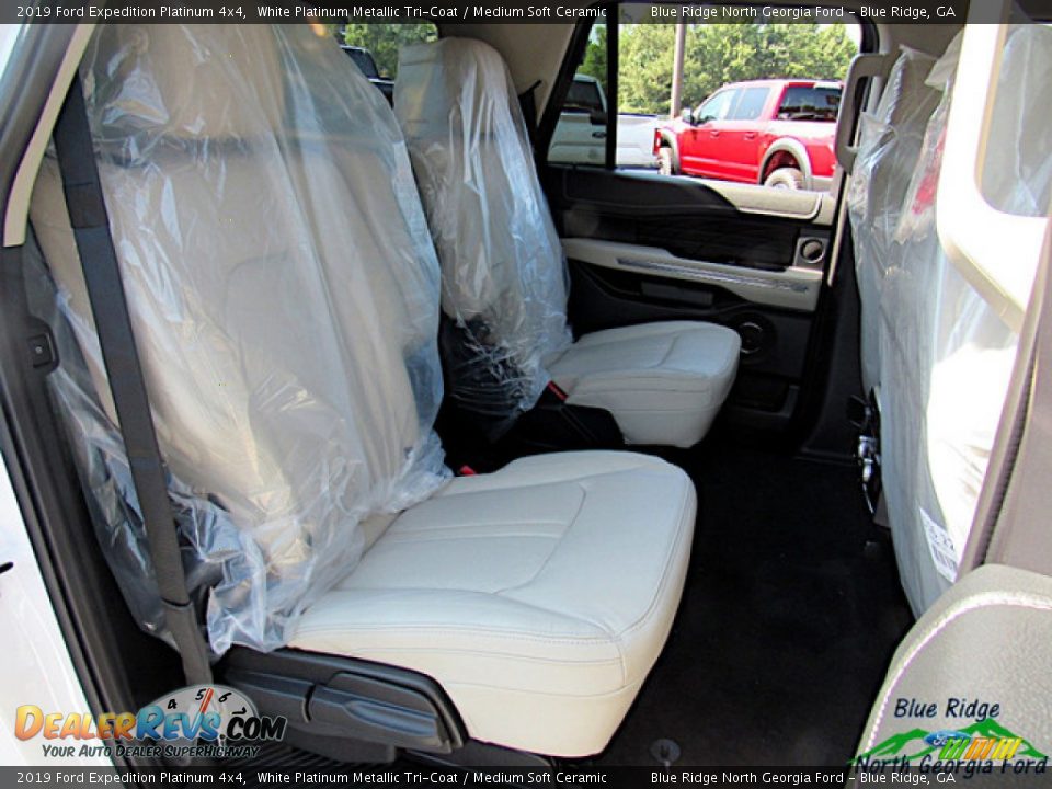 2019 Ford Expedition Platinum 4x4 White Platinum Metallic Tri-Coat / Medium Soft Ceramic Photo #12