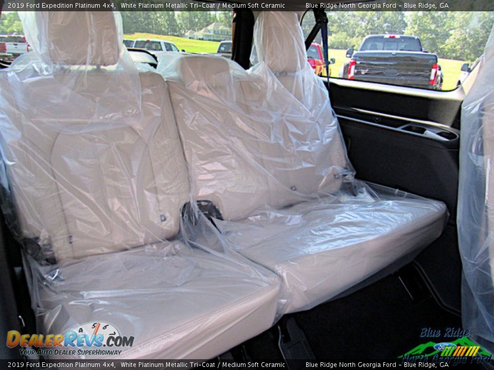 2019 Ford Expedition Platinum 4x4 White Platinum Metallic Tri-Coat / Medium Soft Ceramic Photo #13