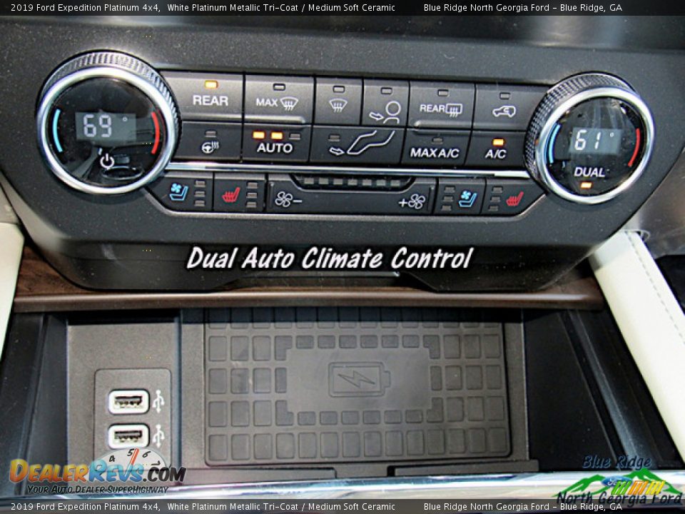 2019 Ford Expedition Platinum 4x4 White Platinum Metallic Tri-Coat / Medium Soft Ceramic Photo #26