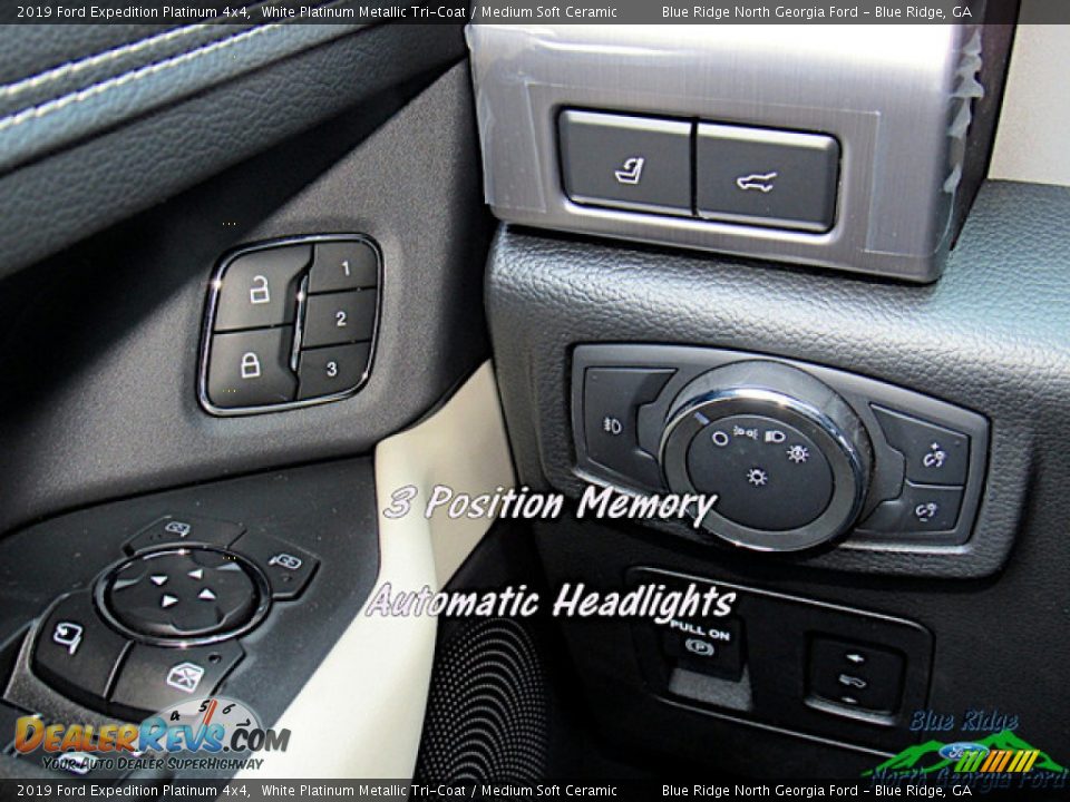 2019 Ford Expedition Platinum 4x4 White Platinum Metallic Tri-Coat / Medium Soft Ceramic Photo #27