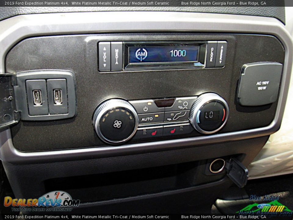 2019 Ford Expedition Platinum 4x4 White Platinum Metallic Tri-Coat / Medium Soft Ceramic Photo #30