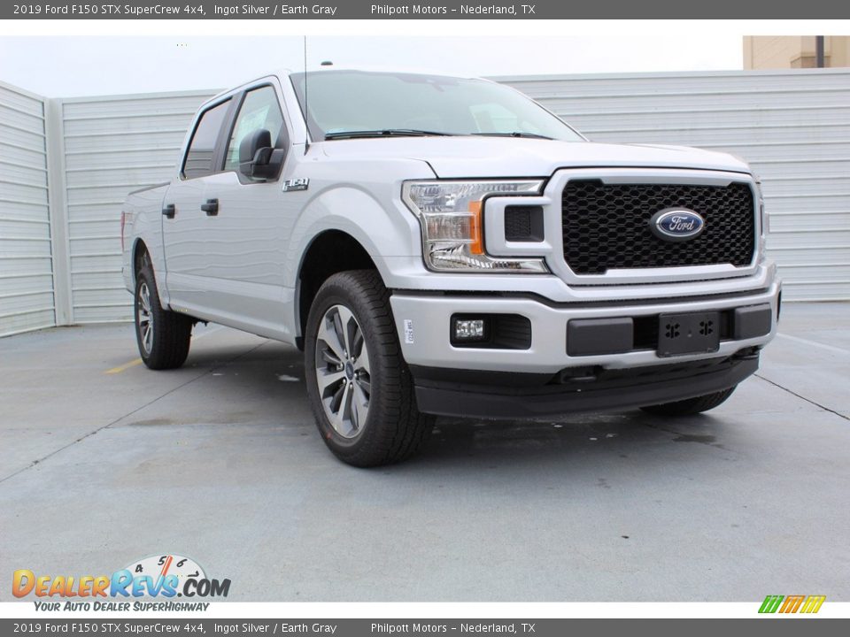 2019 Ford F150 STX SuperCrew 4x4 Ingot Silver / Earth Gray Photo #2