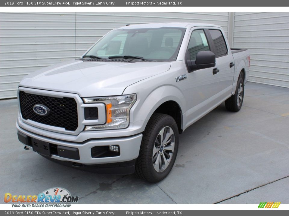 2019 Ford F150 STX SuperCrew 4x4 Ingot Silver / Earth Gray Photo #4