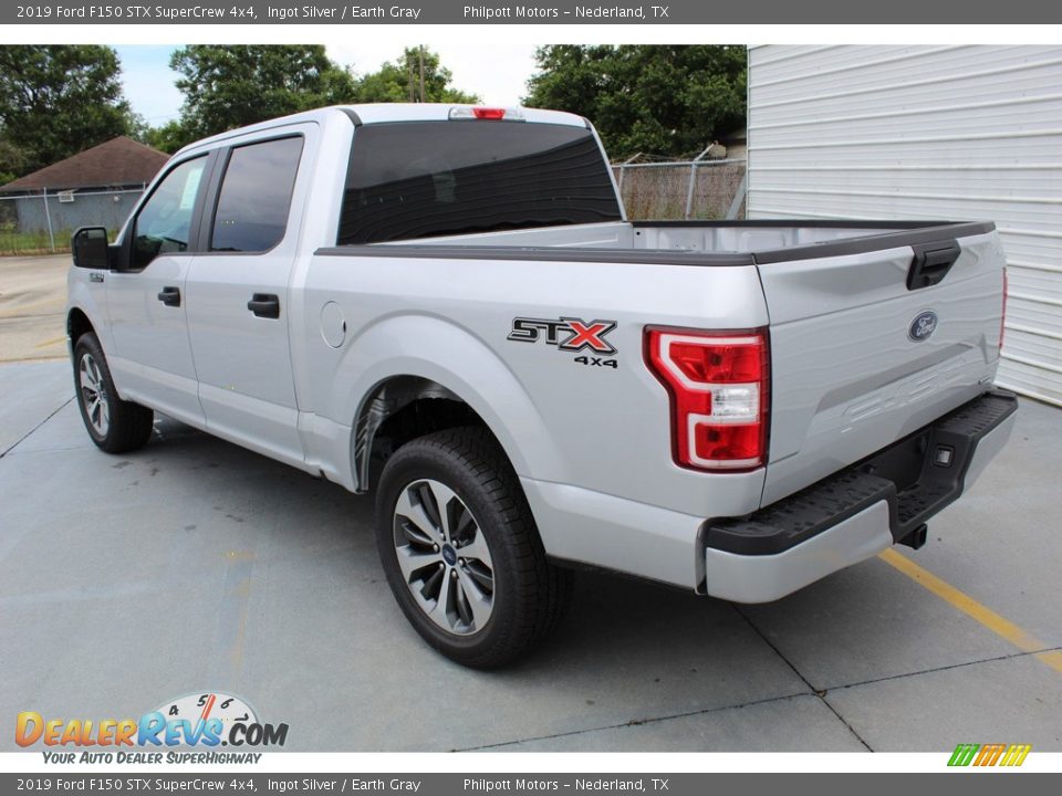 2019 Ford F150 STX SuperCrew 4x4 Ingot Silver / Earth Gray Photo #8