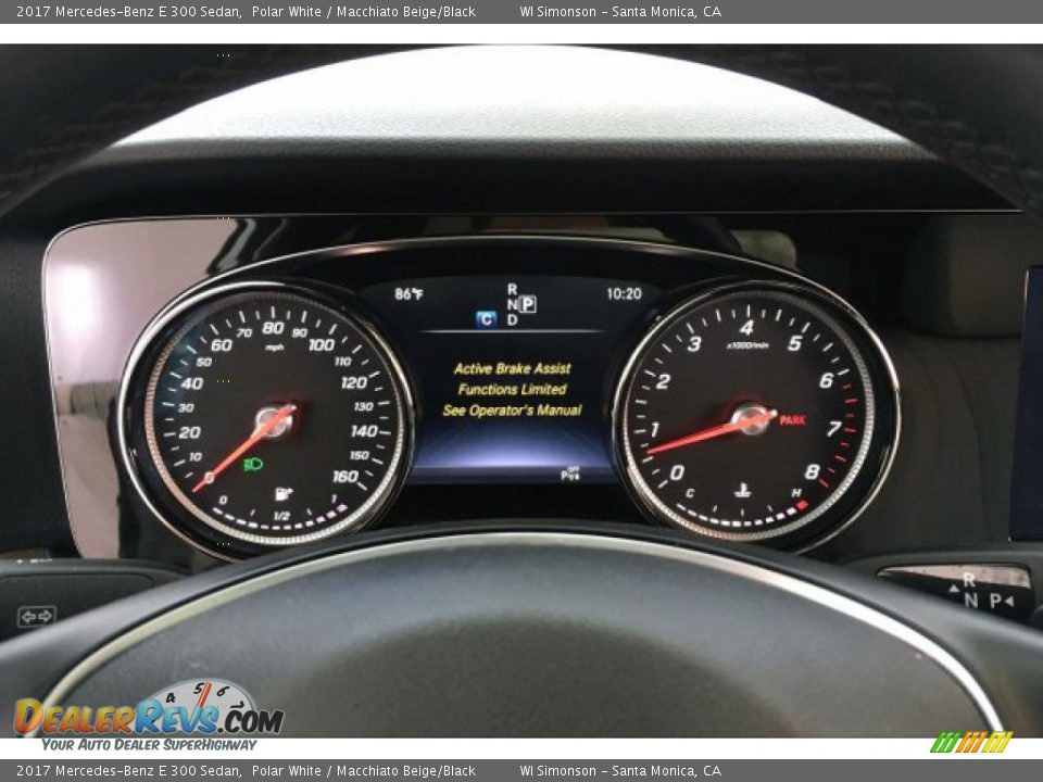 2017 Mercedes-Benz E 300 Sedan Polar White / Macchiato Beige/Black Photo #20