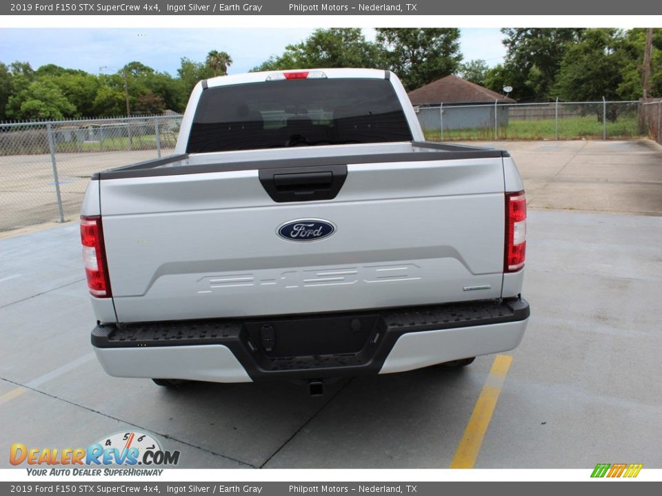 2019 Ford F150 STX SuperCrew 4x4 Ingot Silver / Earth Gray Photo #9