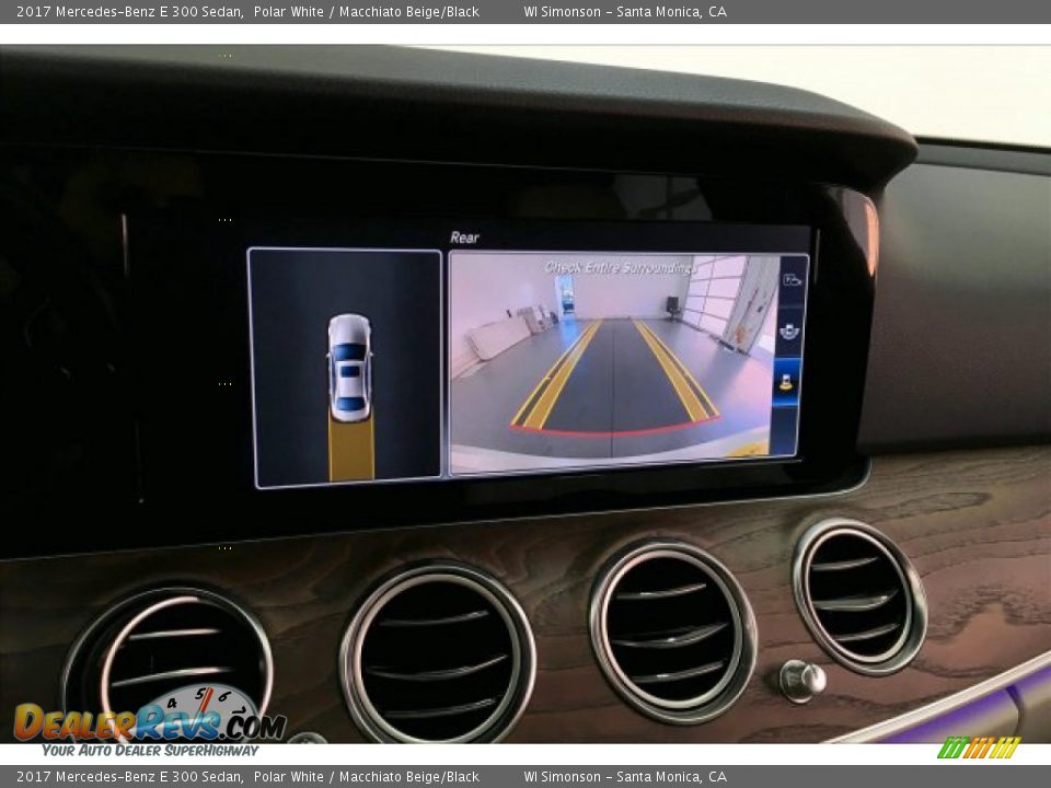2017 Mercedes-Benz E 300 Sedan Polar White / Macchiato Beige/Black Photo #21