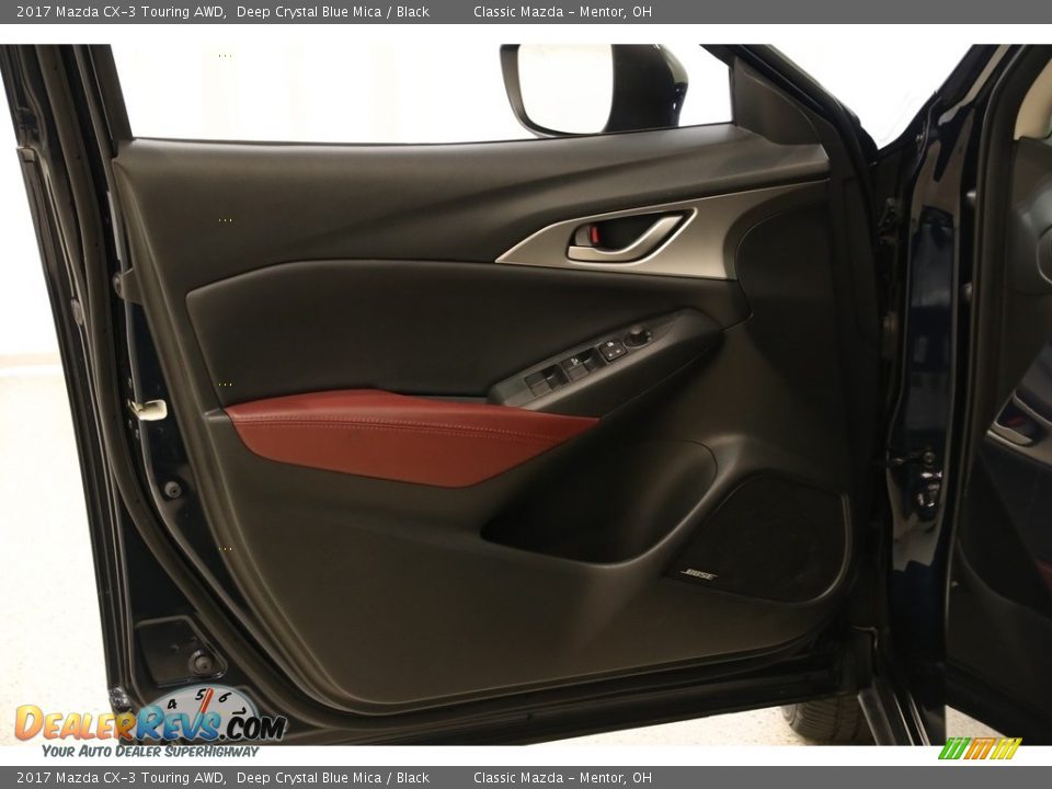 2017 Mazda CX-3 Touring AWD Deep Crystal Blue Mica / Black Photo #4