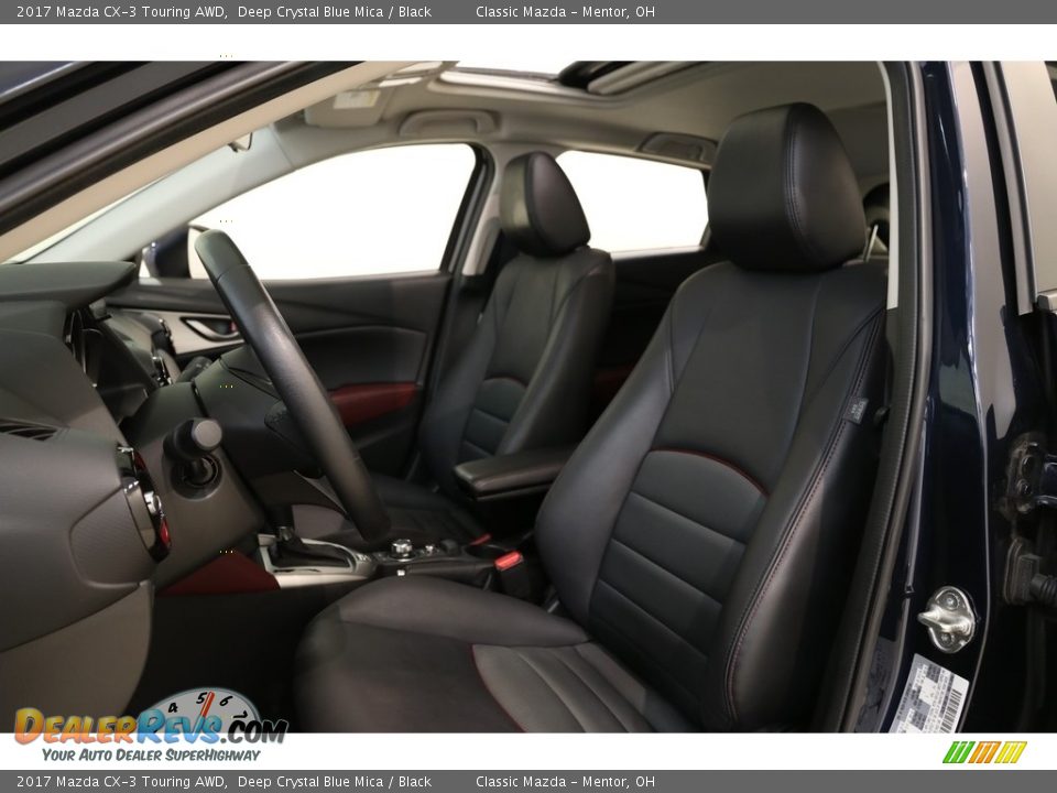 2017 Mazda CX-3 Touring AWD Deep Crystal Blue Mica / Black Photo #5