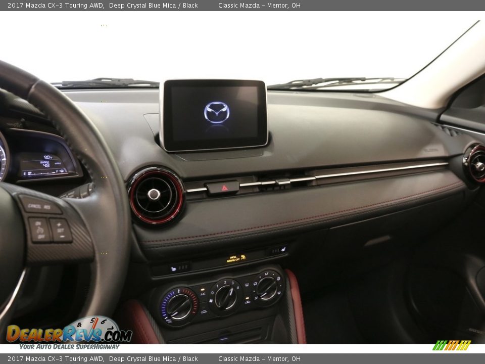 2017 Mazda CX-3 Touring AWD Deep Crystal Blue Mica / Black Photo #9