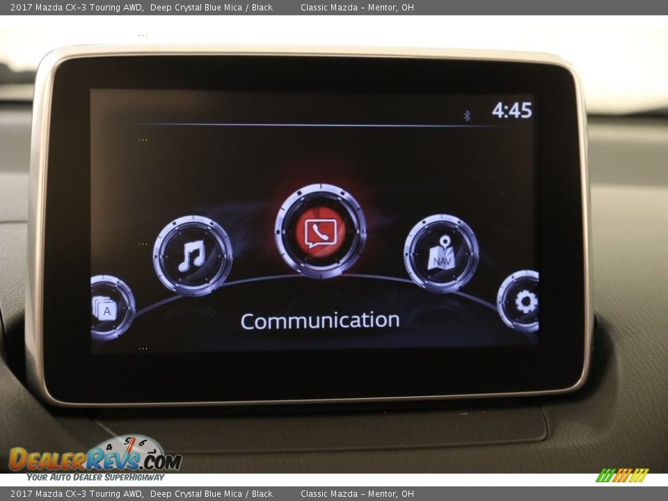 2017 Mazda CX-3 Touring AWD Deep Crystal Blue Mica / Black Photo #10