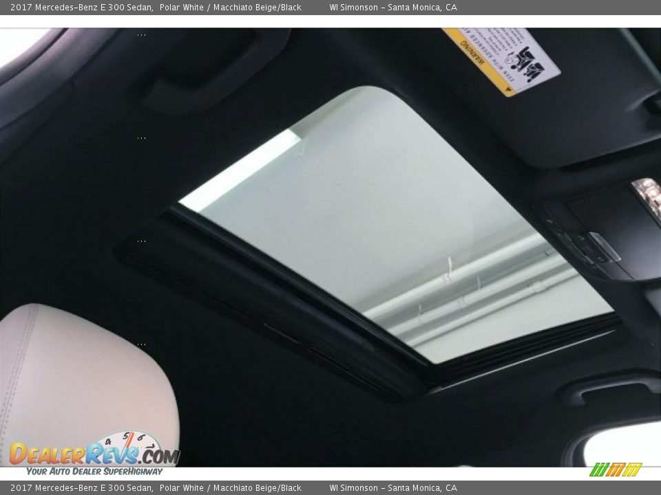 2017 Mercedes-Benz E 300 Sedan Polar White / Macchiato Beige/Black Photo #29