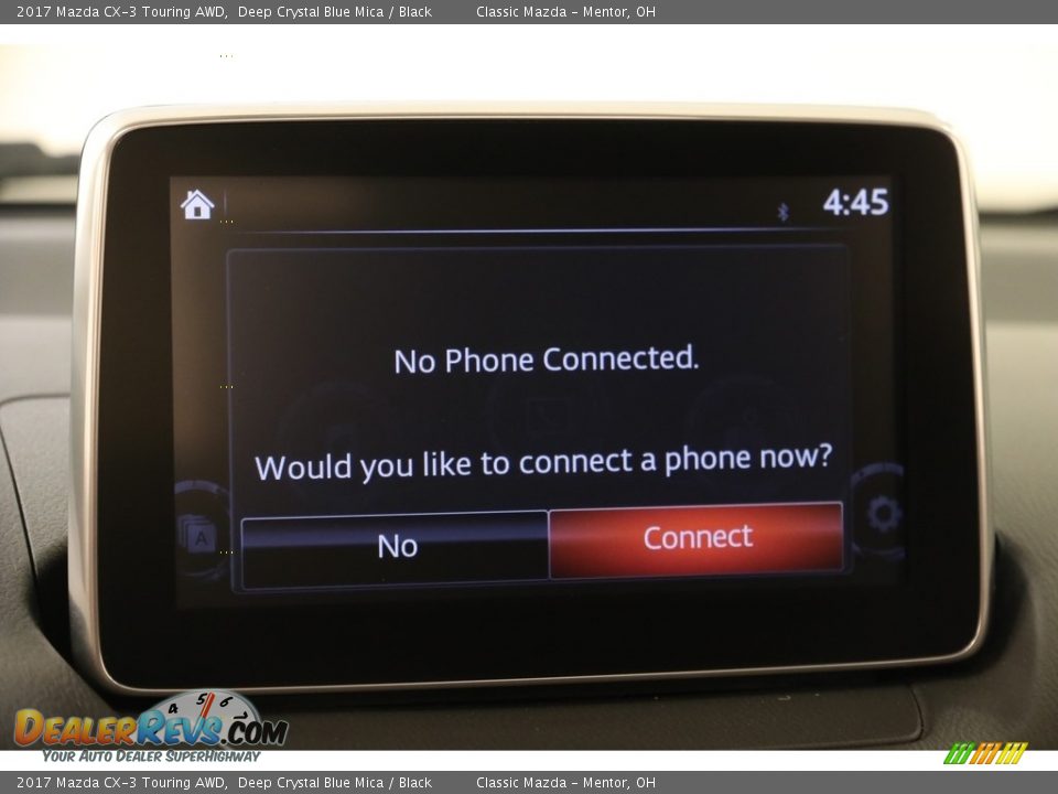 2017 Mazda CX-3 Touring AWD Deep Crystal Blue Mica / Black Photo #11