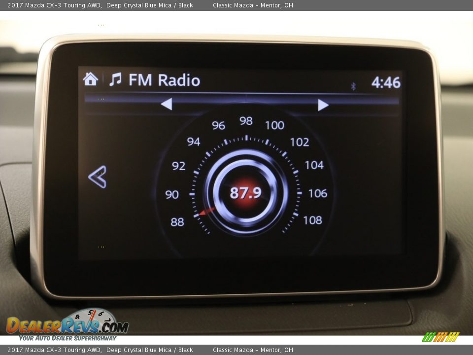 2017 Mazda CX-3 Touring AWD Deep Crystal Blue Mica / Black Photo #12