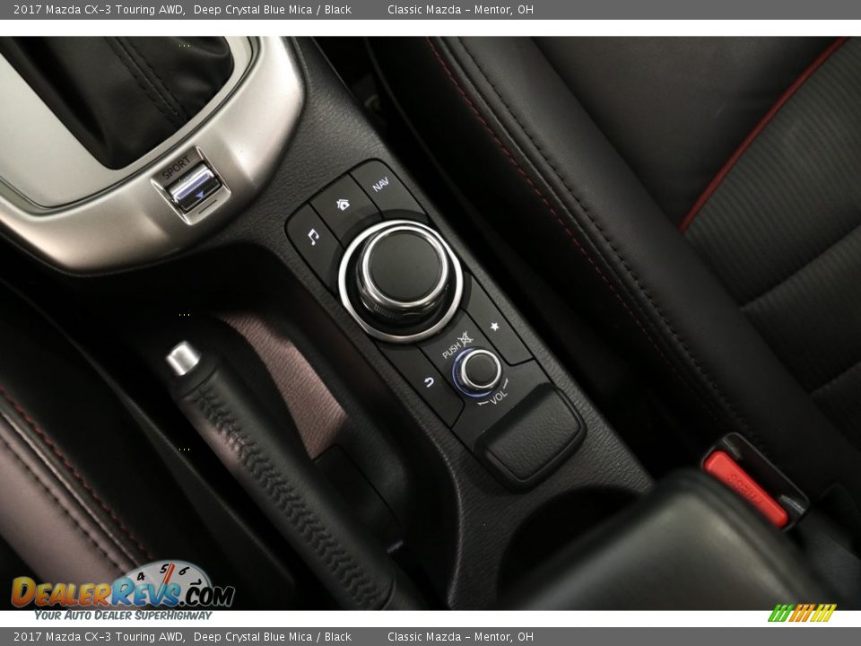 2017 Mazda CX-3 Touring AWD Deep Crystal Blue Mica / Black Photo #15