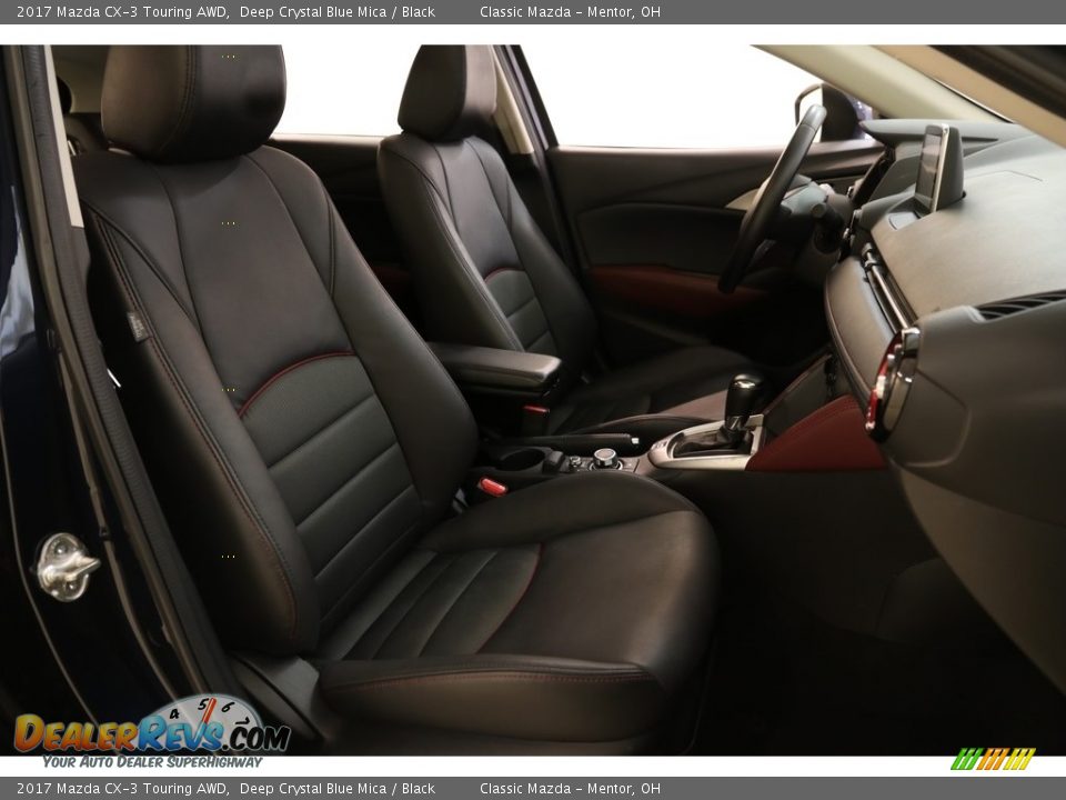 2017 Mazda CX-3 Touring AWD Deep Crystal Blue Mica / Black Photo #16