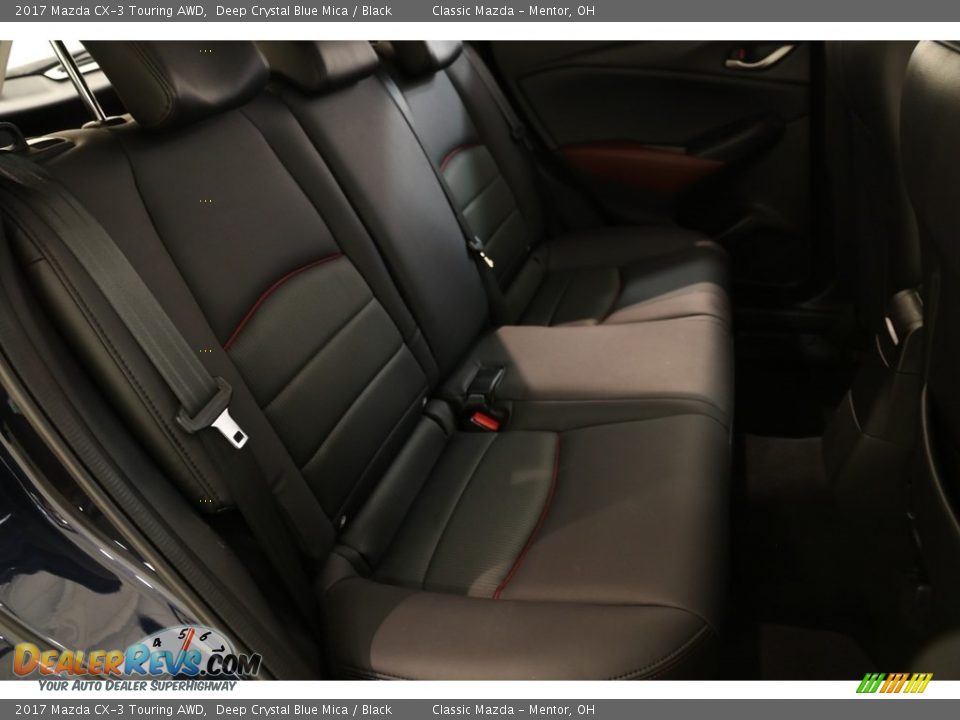 2017 Mazda CX-3 Touring AWD Deep Crystal Blue Mica / Black Photo #17