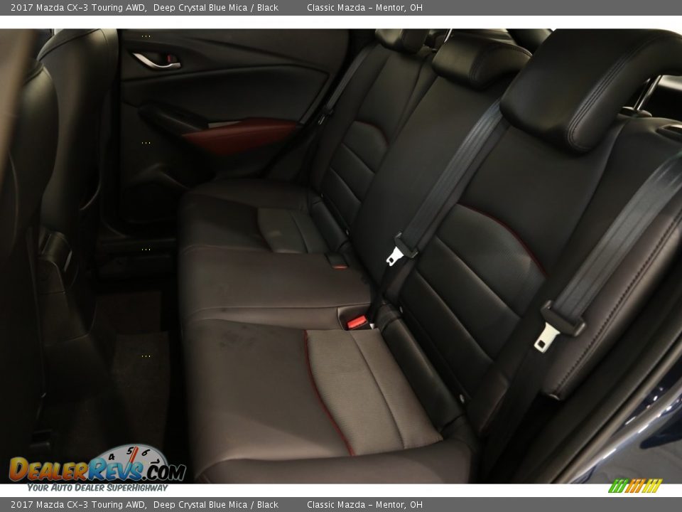 2017 Mazda CX-3 Touring AWD Deep Crystal Blue Mica / Black Photo #18