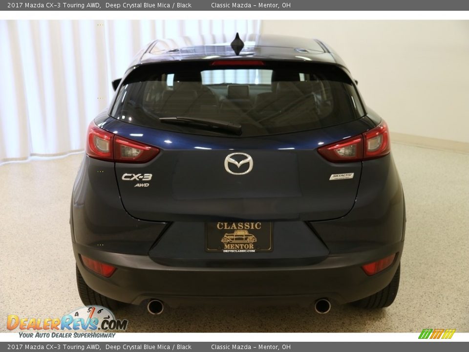 2017 Mazda CX-3 Touring AWD Deep Crystal Blue Mica / Black Photo #19