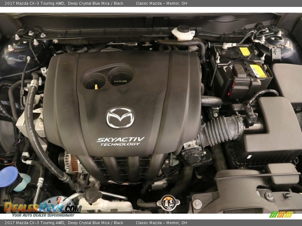 2017 Mazda CX-3 Touring AWD Deep Crystal Blue Mica / Black Photo #20