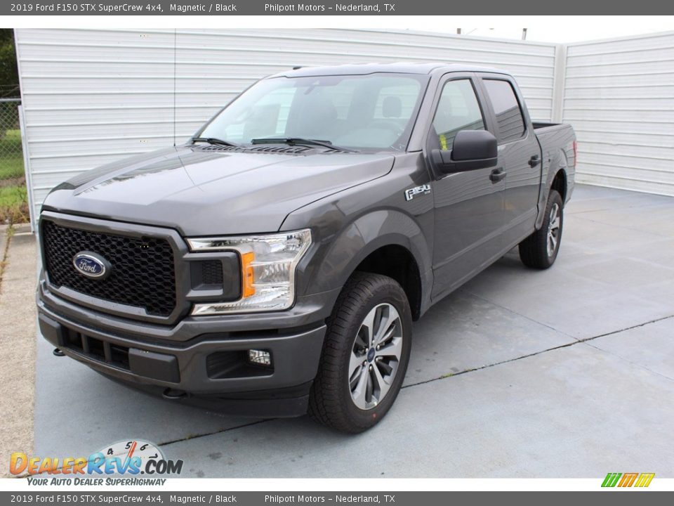 2019 Ford F150 STX SuperCrew 4x4 Magnetic / Black Photo #4