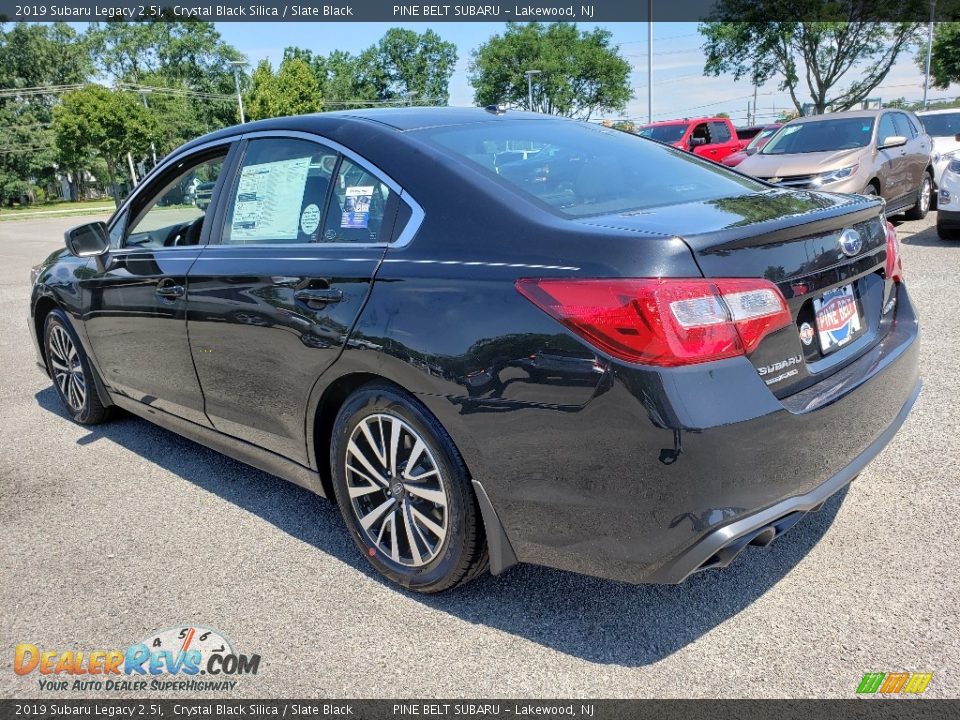 2019 Subaru Legacy 2.5i Crystal Black Silica / Slate Black Photo #4