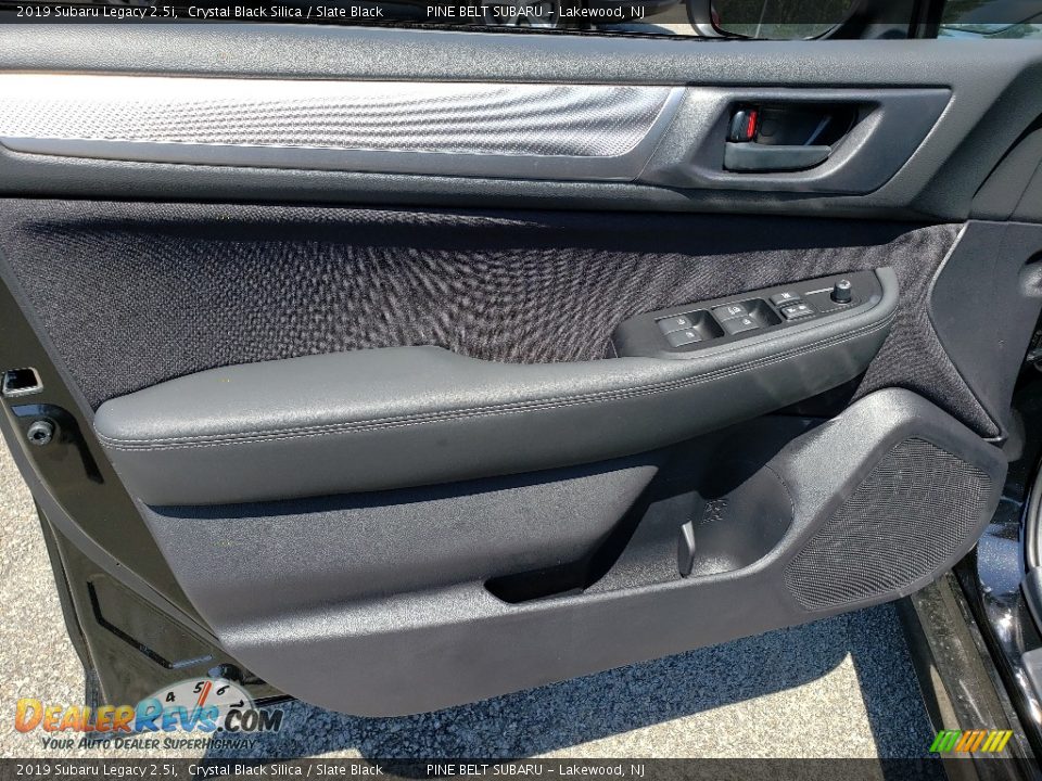 2019 Subaru Legacy 2.5i Crystal Black Silica / Slate Black Photo #8