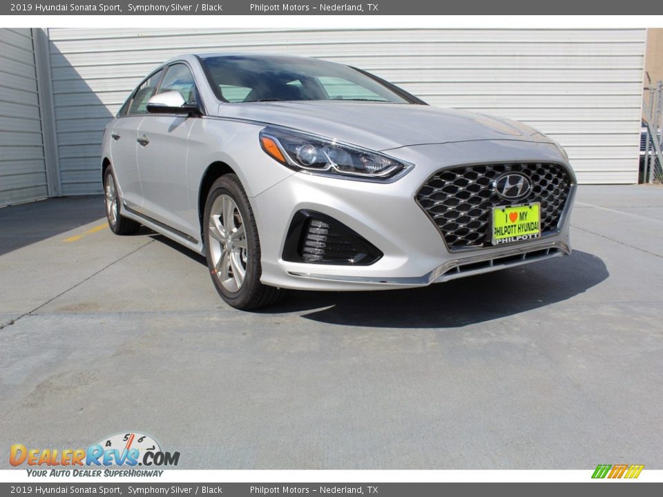 2019 Hyundai Sonata Sport Symphony Silver / Black Photo #2