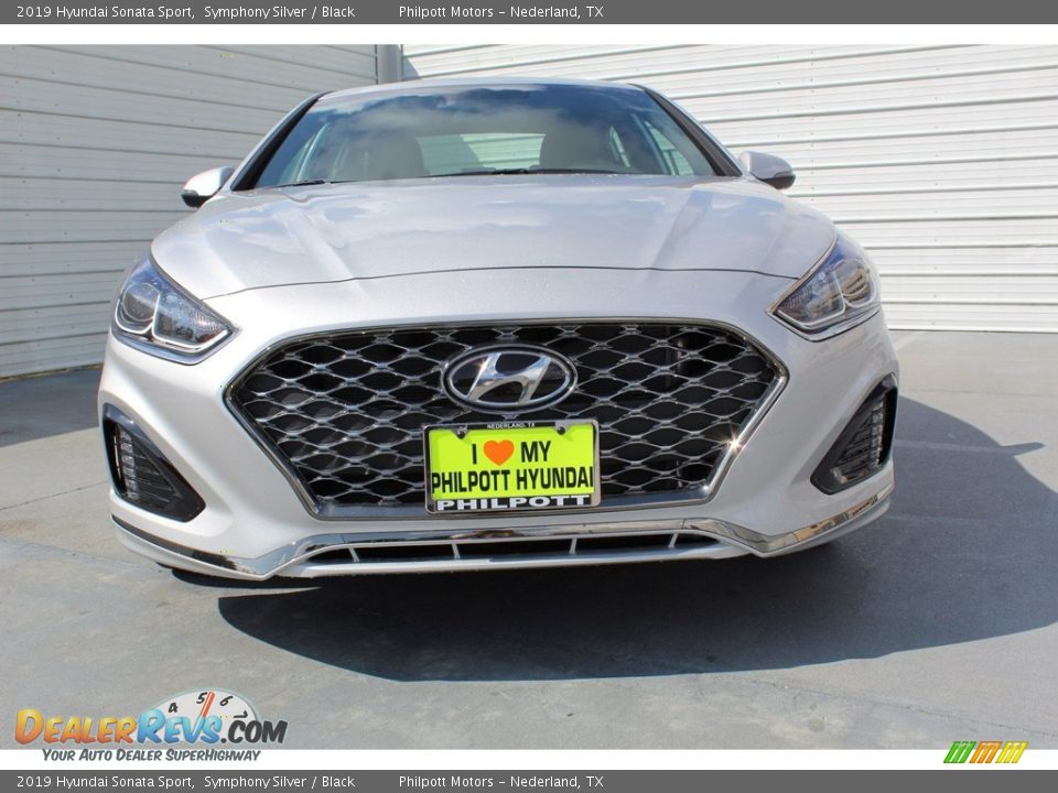 2019 Hyundai Sonata Sport Symphony Silver / Black Photo #3