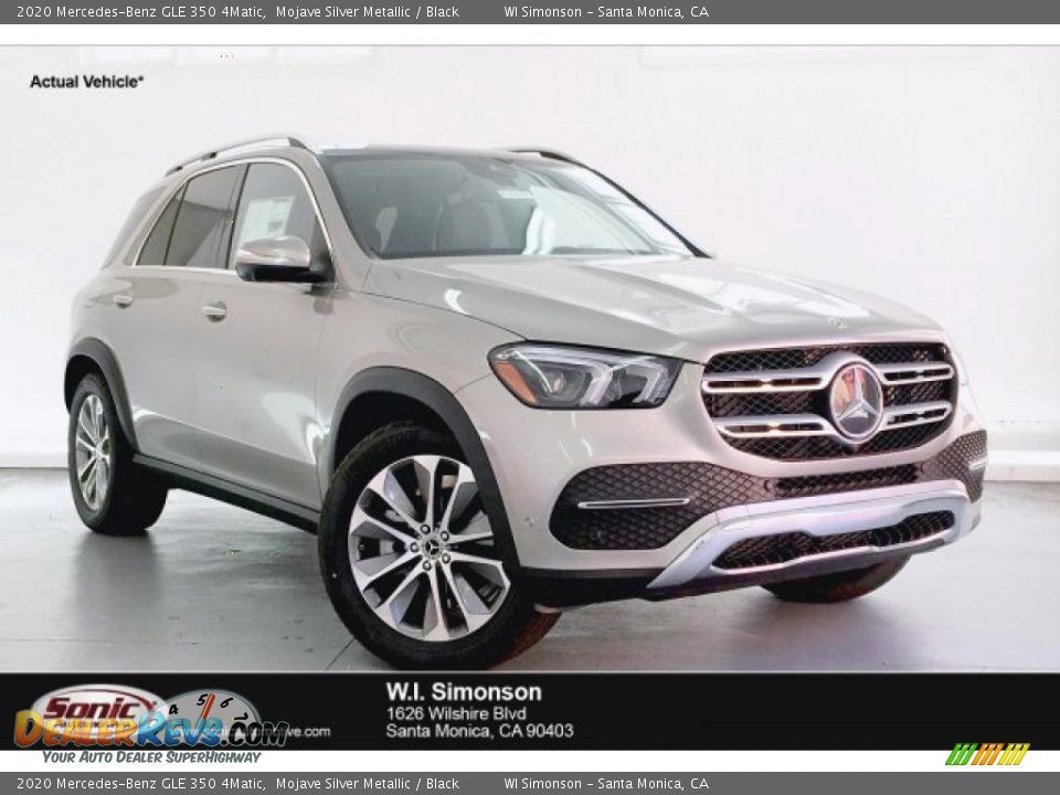 2020 Mercedes-Benz GLE 350 4Matic Mojave Silver Metallic / Black Photo #1