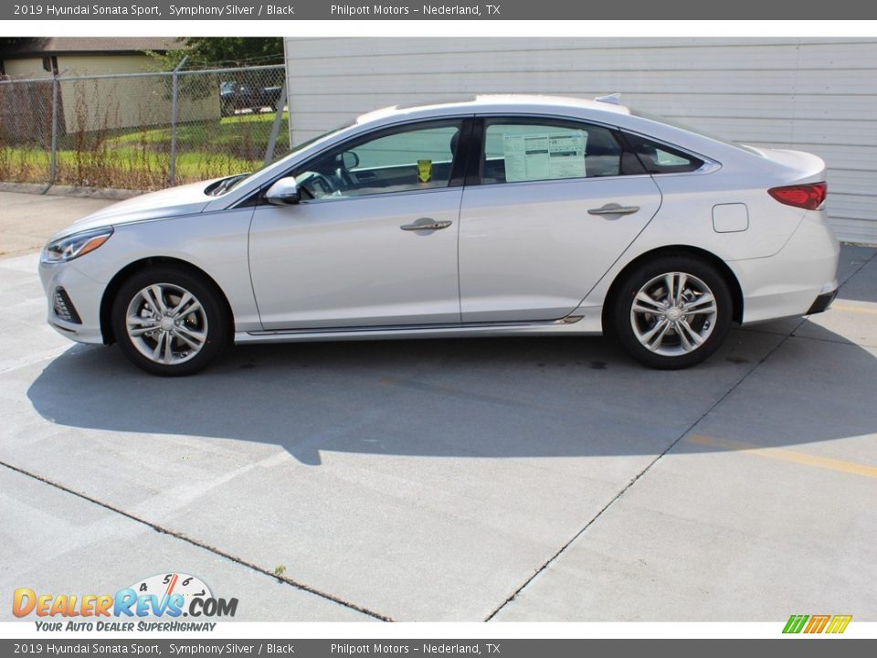 2019 Hyundai Sonata Sport Symphony Silver / Black Photo #6