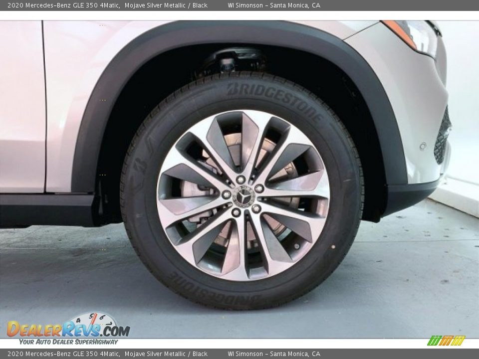 2020 Mercedes-Benz GLE 350 4Matic Mojave Silver Metallic / Black Photo #9