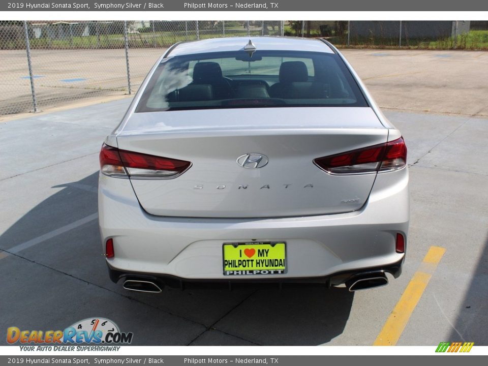 2019 Hyundai Sonata Sport Symphony Silver / Black Photo #8