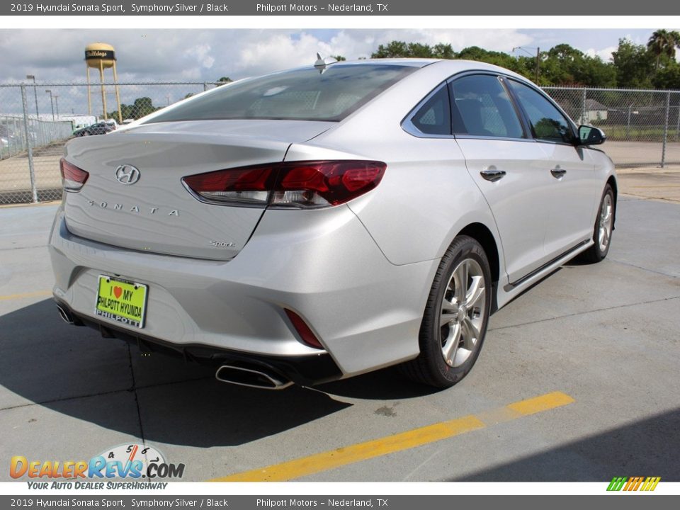 2019 Hyundai Sonata Sport Symphony Silver / Black Photo #9