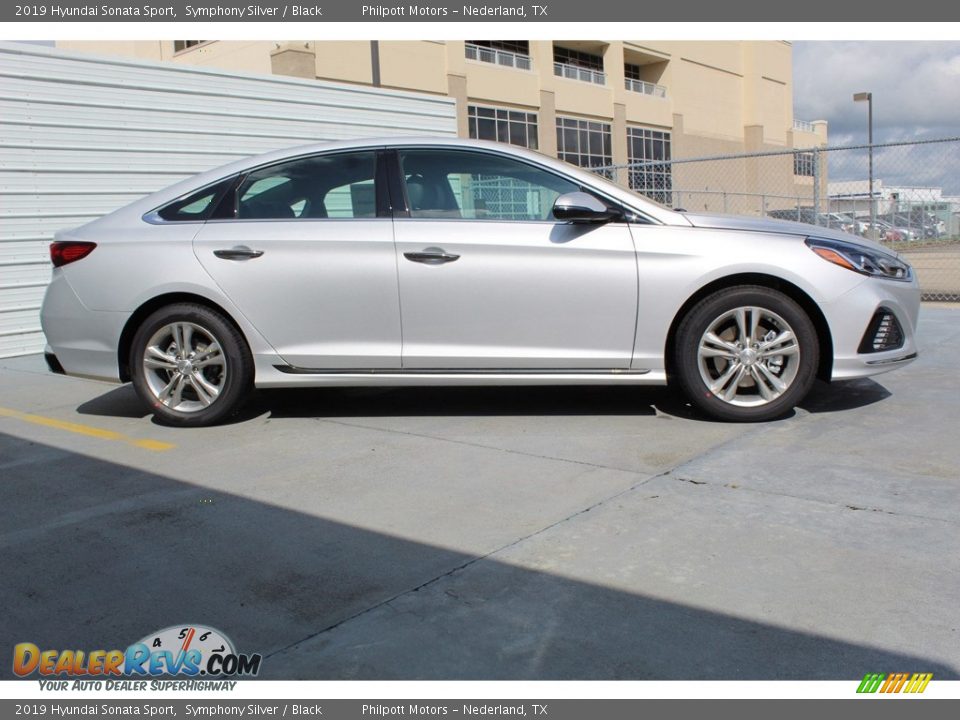 2019 Hyundai Sonata Sport Symphony Silver / Black Photo #10