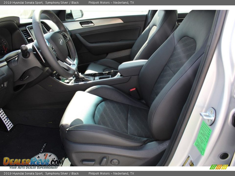 2019 Hyundai Sonata Sport Symphony Silver / Black Photo #12