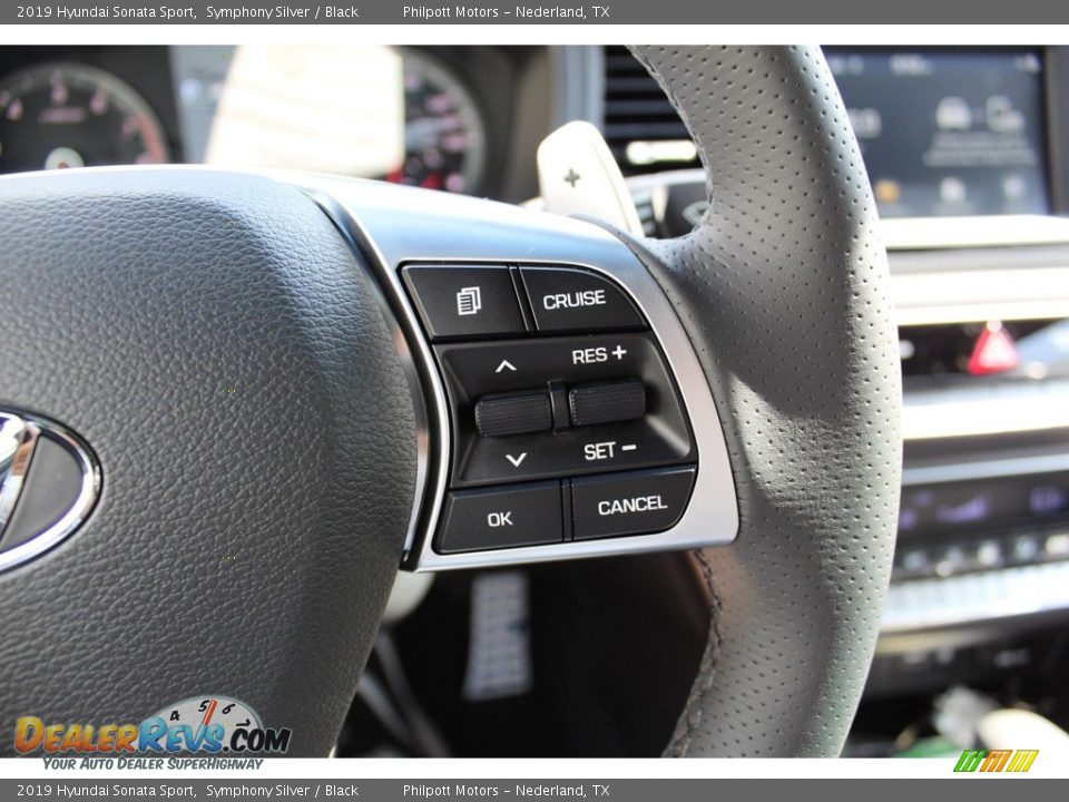 2019 Hyundai Sonata Sport Symphony Silver / Black Photo #15