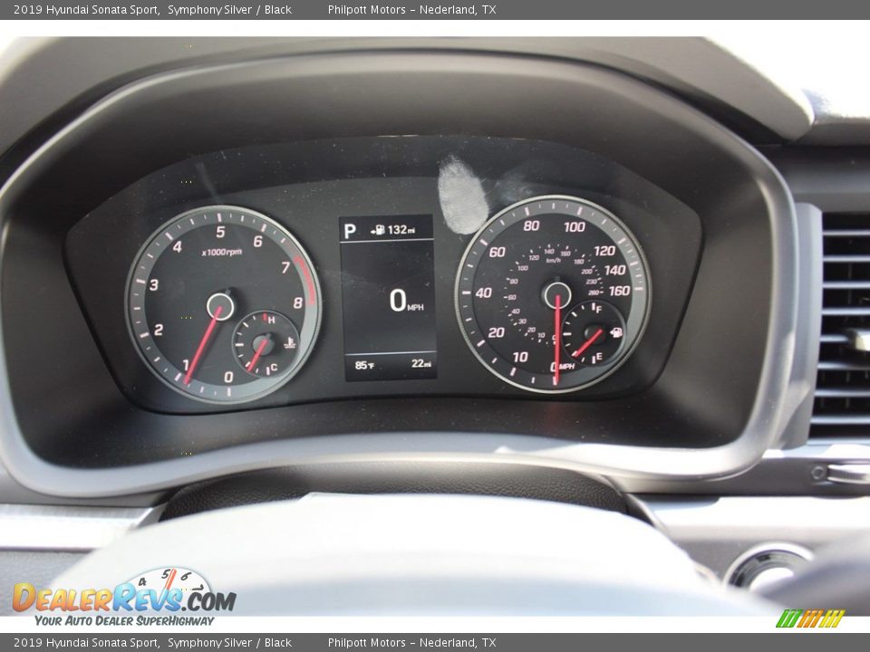 2019 Hyundai Sonata Sport Symphony Silver / Black Photo #16