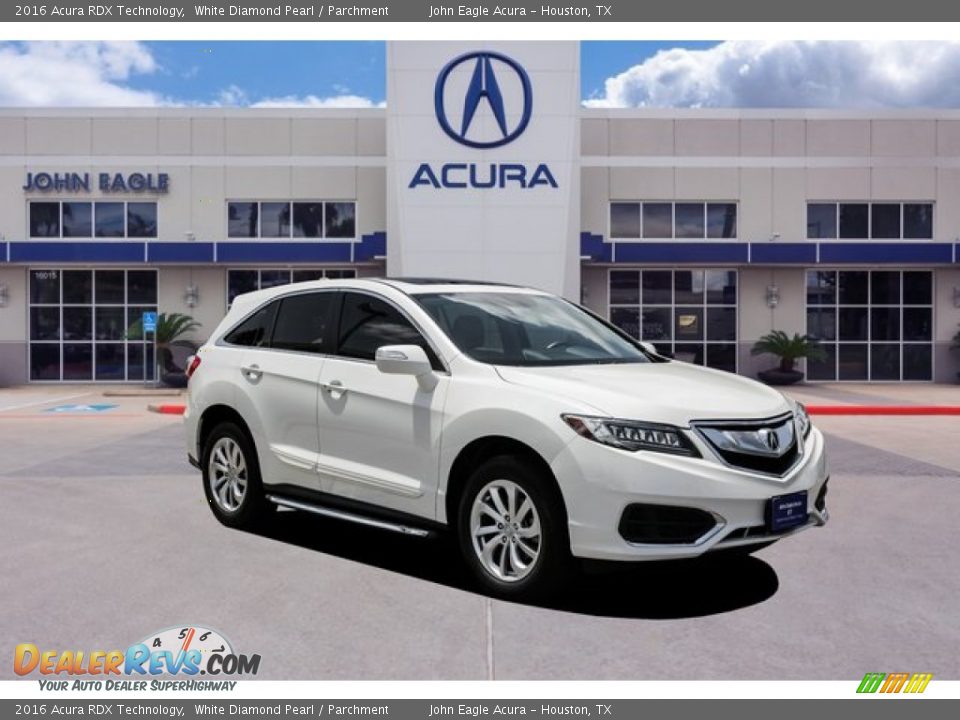 2016 Acura RDX Technology White Diamond Pearl / Parchment Photo #1