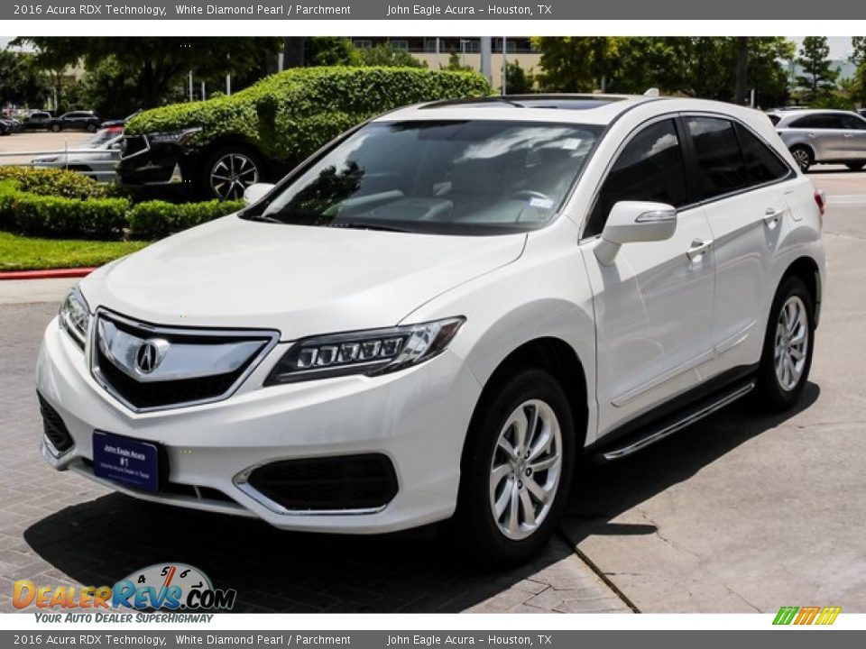 2016 Acura RDX Technology White Diamond Pearl / Parchment Photo #3
