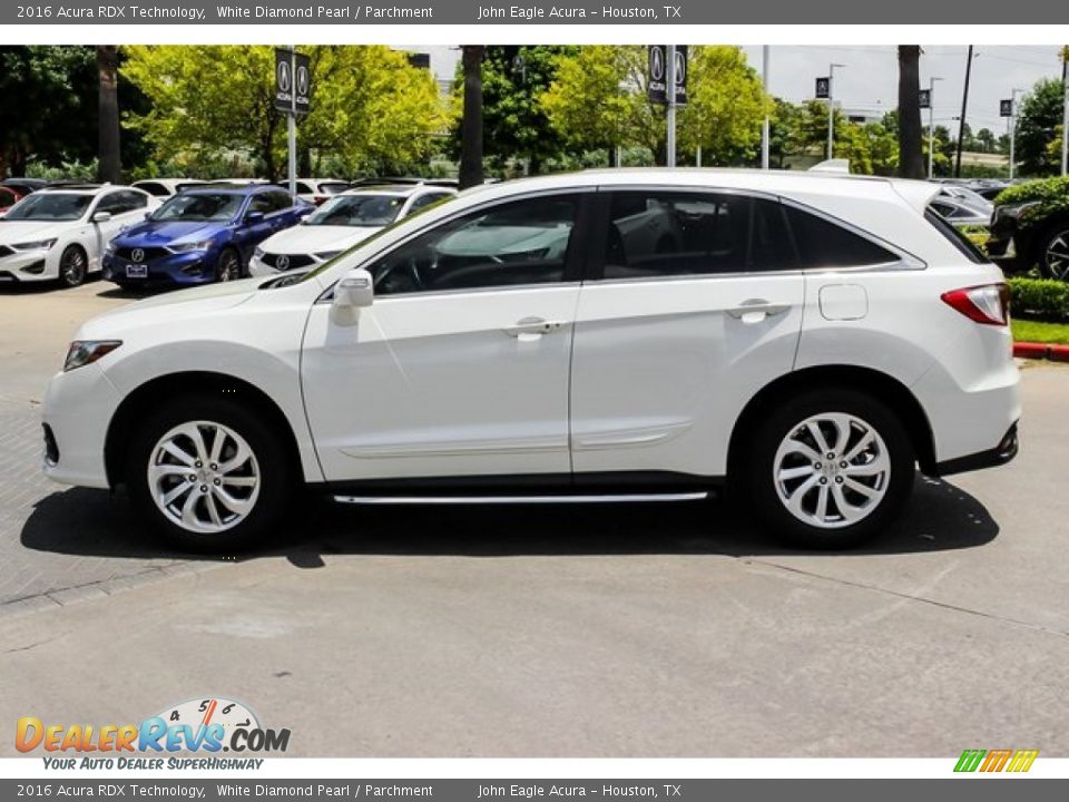 2016 Acura RDX Technology White Diamond Pearl / Parchment Photo #4
