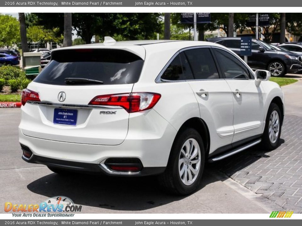 2016 Acura RDX Technology White Diamond Pearl / Parchment Photo #7