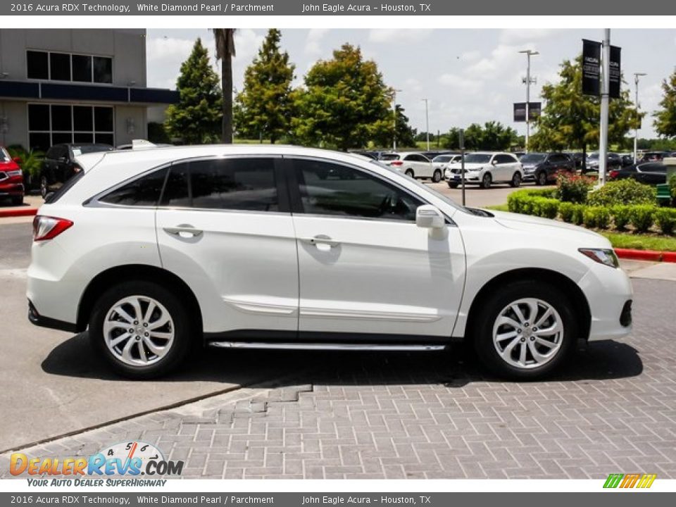 2016 Acura RDX Technology White Diamond Pearl / Parchment Photo #8