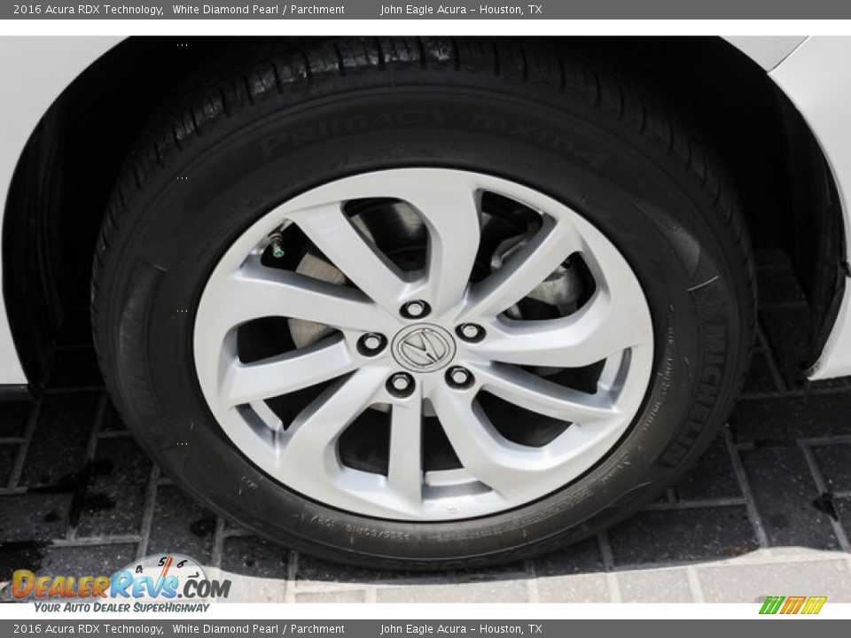2016 Acura RDX Technology White Diamond Pearl / Parchment Photo #10