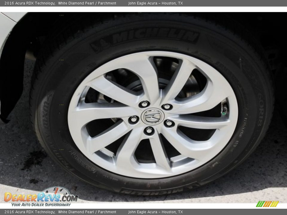 2016 Acura RDX Technology White Diamond Pearl / Parchment Photo #11