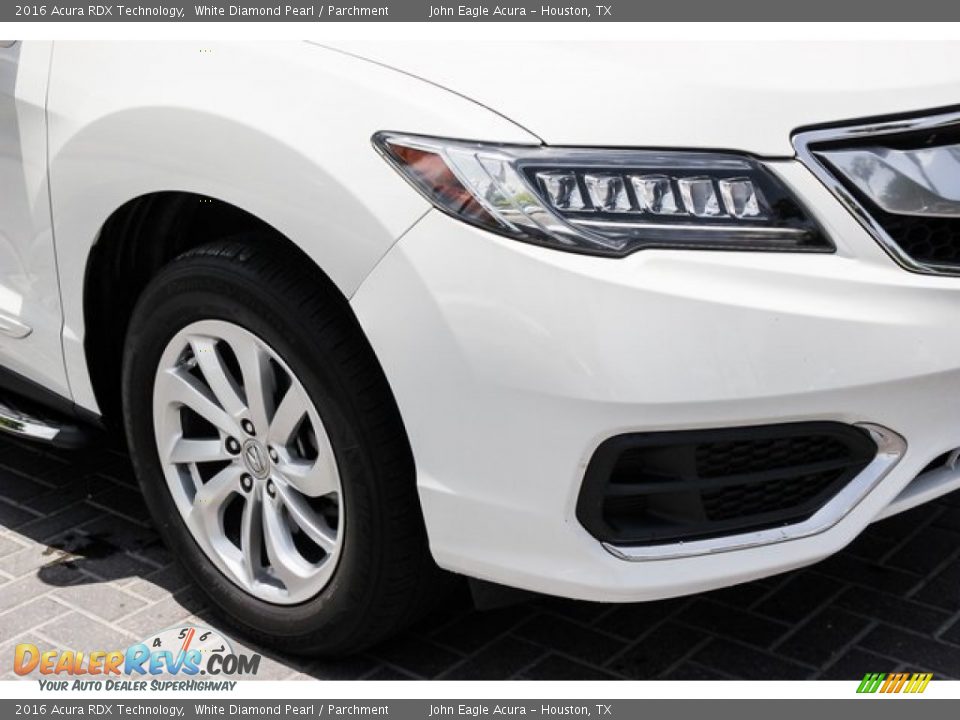 2016 Acura RDX Technology White Diamond Pearl / Parchment Photo #12