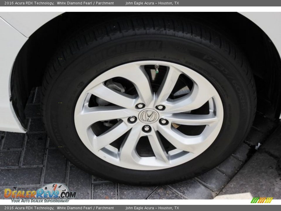2016 Acura RDX Technology White Diamond Pearl / Parchment Photo #14